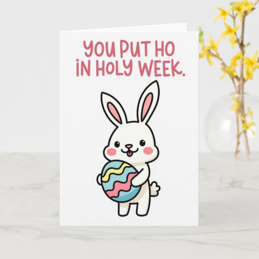 Ami à l'oreille longue Carte drôle (Fleur jaune)