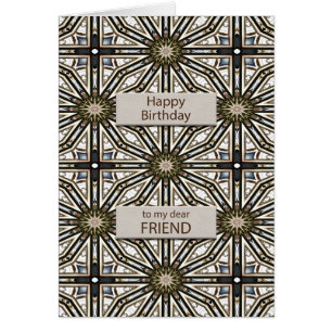 Ami Anniversaire Mandala Design Abstrait