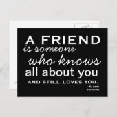 Ami - Carte postale Inspiration (Devant / Derrière)