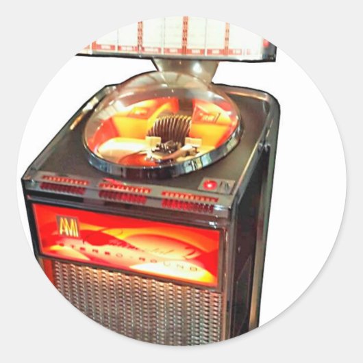 AMI Continental 2 Jukebox Ronde Sticker (Voorkant)
