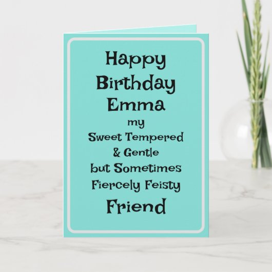 Ami drôle Carte d'anniversaire (Devant)