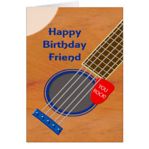 Ami en droit Joueur de guitare Anniversaire