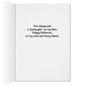 Ami Halloween Ajouter un nom mignon Jack o' Lanter (Intérieur (Droit))