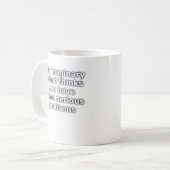 Ami Imaginaire Problèmes Sérieux Mug Drôle (Devant gauche)