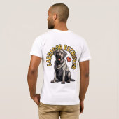 Ami intemporel : T-shirt Labrador Retriever (Dos entier)
