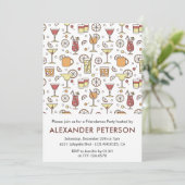 Ami invitations Cocktail Motif (Debout devant)