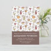 Ami invitations Cocktail Motif (Debout devant)