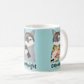Ami le bureau chat Mug (Devant droit)