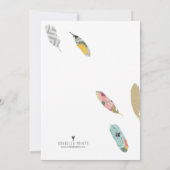 Ami Plantée Thanksgiving Diner Invitation (Dos)