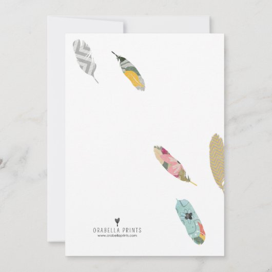 Ami Plantée Thanksgiving Diner Invitation (Dos)