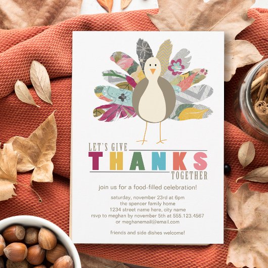 Ami Plantée Thanksgiving Diner Invitation