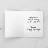 Ami pour plus de 50 ans Carte d'anniversaire (Intérieur)