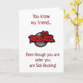 **AMI** VOUS ROCK SUR VOTRE CARTE D'ANNIVERSAIRE (Fleur jaune)