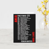 AMIA 25e anniversaire : Cartes de voeux (Fleur jaune)