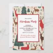 Amical Invitations Cute Whimssar Deer tree (Devant)