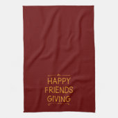 Amical | Serviette de cuisine | Rouille (Vertical)