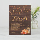 Amical Thanksgiving Holiday Invitation (Debout devant)