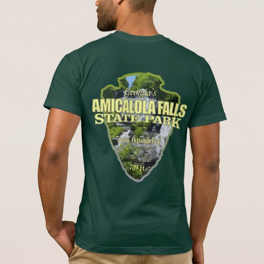 Amicalola Herfsten (pijlpunt) T-shirt (Achterkant)