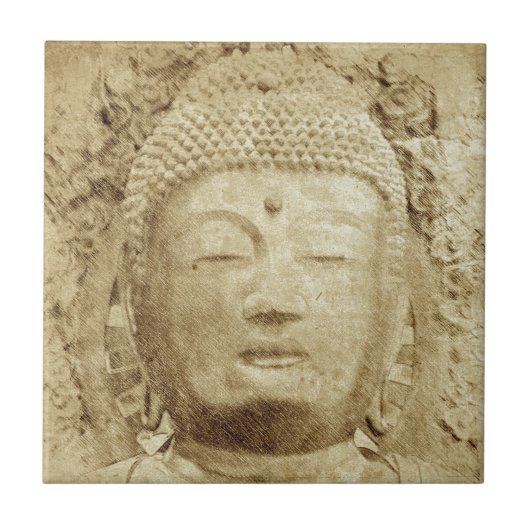 Amida Buddha Tegeltje (Voorkant)