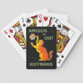 Amidon Au Chat | Leonetto Cappiello Pokerkaarten (Achterkant)