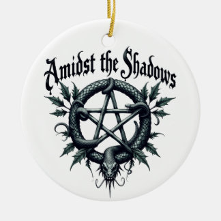 Amidst the Shadows - Gothic Pentagram Ornament