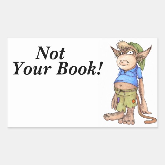 Amiele tenenkapenkoepelmerkstickers rechthoekige sticker (Voorkant)