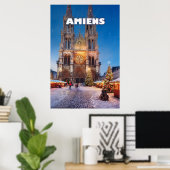 Amiens Christmas Wonder Poster (Thuiskantoor)