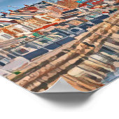 Amiens Foto van Vintage Poster (Hoek)