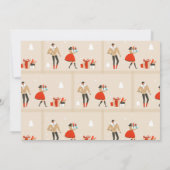 Amies Noël Fête de Noël Invitation (Dos)