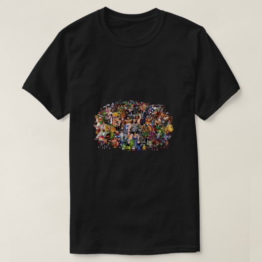 Amiga Game Characters Essential T-shirt (Design voorkant)