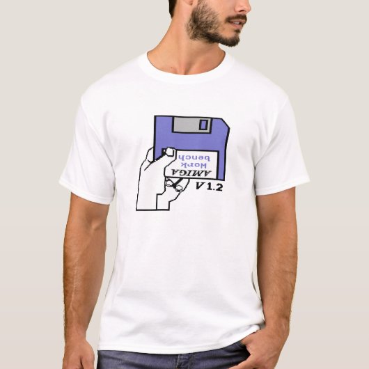 Amiga Kickstart 1.2 Boot Logo T-shirt (Voorkant)