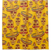 Amigo Skulls Douchegordijn (Voorkant)