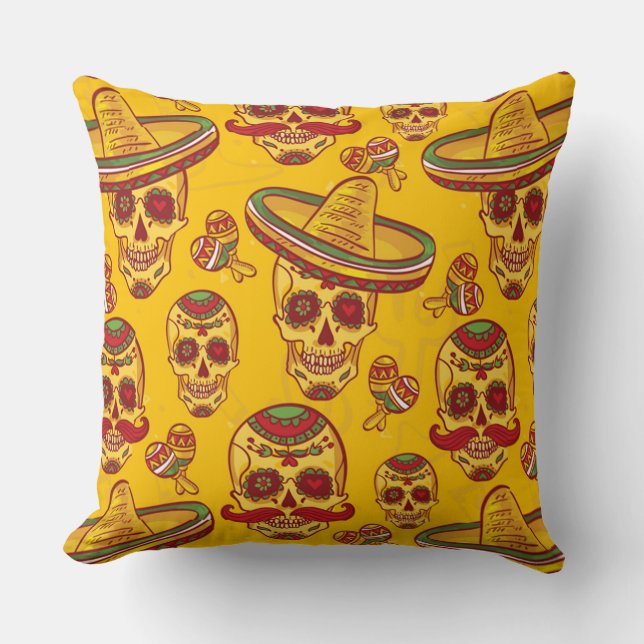 Amigo Skulls Kussen (Voorkant)