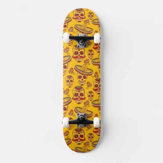 Amigo Skulls Skateboard (Voorkant)