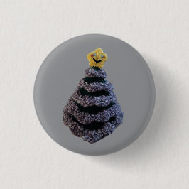Amigurumi kerstboom ontwerp ronde button 3,2 cm