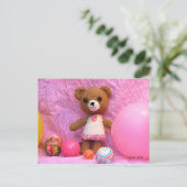 Amigurumi Teddy Bear Briefkaart (Staand voorkant)