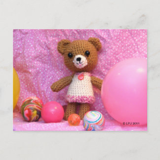 Amigurumi Teddy Bear Briefkaart