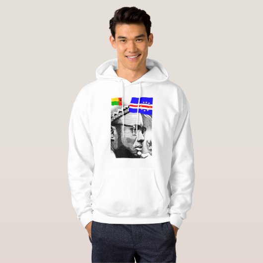 Amilcar Cabral King Kaapverdië Fly Flags T-shirt (Voorkant volledig)