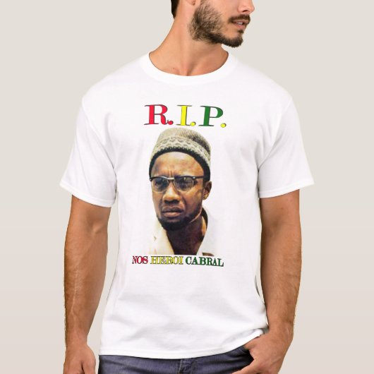 Amilcar Cabral R.I.P. T-shirt (Voorkant)