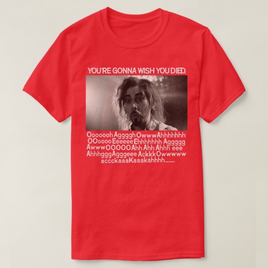 Amilyn Vampire Dood Scène T-shirt (Design voorkant)