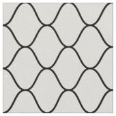 Amime Pattern - Zwart op Wit Stof (Close Up)