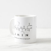 Amin peptide nom mug (Devant gauche)