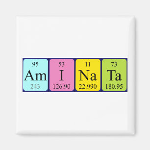 Aminata periodiek table name magnet magneet