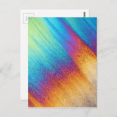 Aminozuur onder microscoop briefkaart (Voorkant / Achterkant)