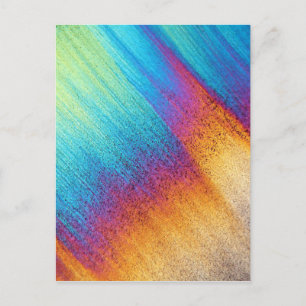 Aminozuur onder microscoop briefkaart