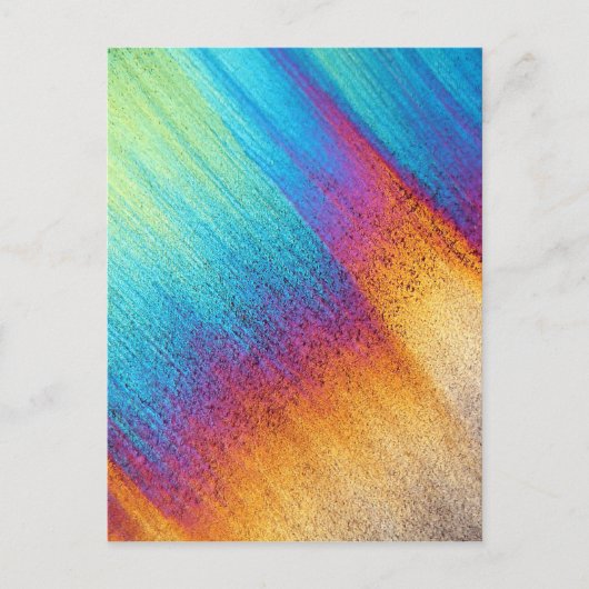 Aminozuur onder microscoop briefkaart (Voorkant)