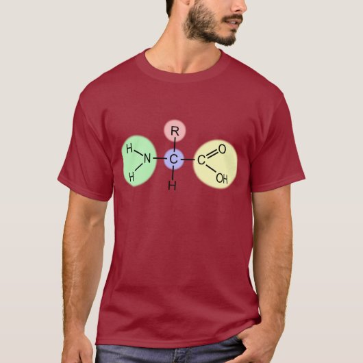 Aminozuurdiagram T-shirt (Voorkant)