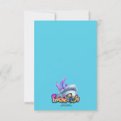 AmiPoisson caricature poisson mignon carte d'anniv (Dos)