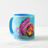 AmiPoisson mignon dessin animé poisson mug (Devant gauche)