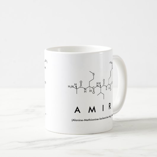 Amir peptide nom mug (Devant droit)